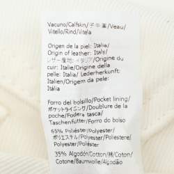 Loewe White Denim Asymmetric Hem Jeans S