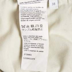 Pre Owned Loewe Light Blue Denim Anagram Detail Straight Leg Jeans M Waist 28"