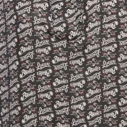 Pre Owned Loewe x Paula & Mopitz Ibiza Navy Blue Printed Linen Collared Tunic XS