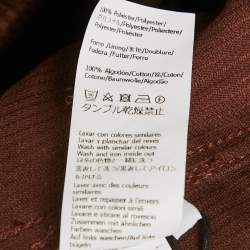 Pre Owned قميص لوفي ماروني مطرز كوردروي نمط واسع مقاس صغير جدًا - إكس سمول