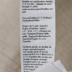 Pre Owned Loewe Beige Leather Trim Denim Worker Jacket XS