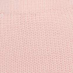 Pre Owned Loewe Pink Crochet Mini Skirt S 