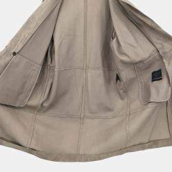 Pre Owned Loewe  Brown Lambskin Leather Coat  #52