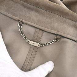 Pre Owned Loewe  Brown Lambskin Leather Coat  #52