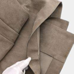 Pre Owned Loewe  Brown Lambskin Leather Coat  #52