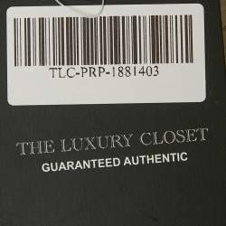 مملوكة مسبقًا Loewe Olive Green Logo Embroidered Cotton Jumper S