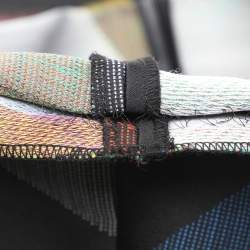 Pre Owned Loewe Multicolor Color Block Fabric Wide Leg Trouser M