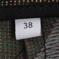Pre Owned Loewe Multicolor Color Block Fabric Wide Leg Trouser M