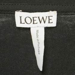 Pre Owned تي شيرت لويفي أسود مطرز بشعار أناجرام جيرسي مقاس متوسط - ميديام