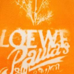 مملوكة مسبقًا بلوزة لويفي بحياكة مضلعة بطبعة تدرج الألوان البرتقالي مقاس صغير (سمول)