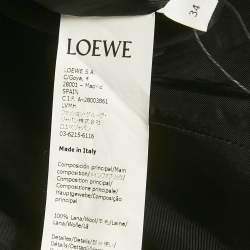Pre Owned Loewe Black Gabardine Crystal Embellished Blazer S