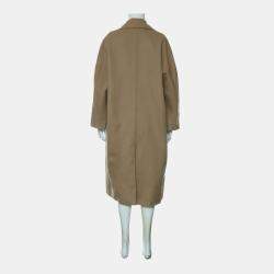 مملوكة مسبقًا معطف لويفي صوف بني بأزرار