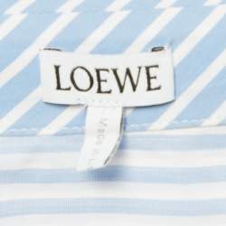 مملوكة مسبقًا قميص لويفي قطن مخطط باللون الأزرق كبير الحجم مقاس وسط ( ميديم )