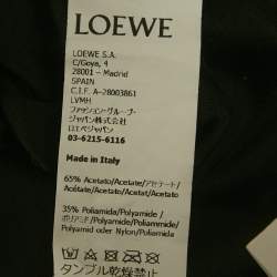 Pre Owned Loewe Silver Jersey Draped Cut-Out Maxi Dress S