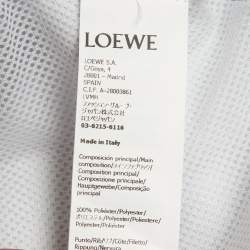 Pre Owned Loewe Navy Blue Anagram Jersey Track Suit XS/S