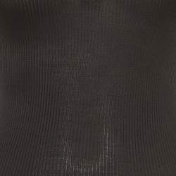 Pre Owned بلوزة بدون أكمام لويفي تطريز شعار أسود مضلع مقاس صغير