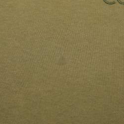 مملوكة مسبقًا تي شيرت لويفي أخضر زيتوني بشعار محبوك مقاس متوسط