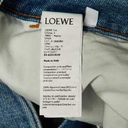 مملوكة مسبقًا Loewe Blue Anagram Denim Baggy Jeans L/Waist 34"