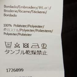 Pre Owned Loewe Black Jersey Anagram Tank Top L