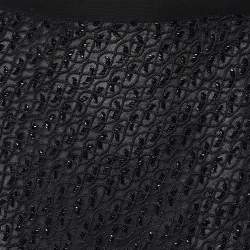 Loewe Black Bead Embellished Silk Maxi Skirt S