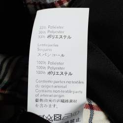 Loewe Black Sequined & Plaid Patchwork Shirt Dress S
