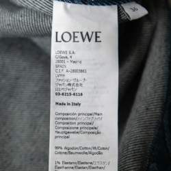 Pre Owned Loewe Blue Anagram Denim Workwear Jacket S