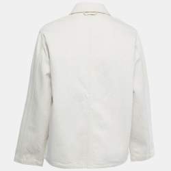 Pre Owned Loewe Off White Denim Workwear Jacket S