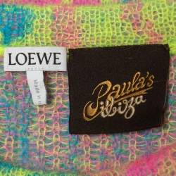 Pre Owned Loewe Paula's Ibiza Multicolor Tie-Dyed Wool Blend Jumper M