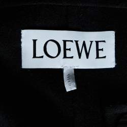 Loewe Black Wool Anagram Pocket Detail Button Front Jacket M