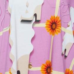 Loewe Pink Wallpaper Print Cotton Crew Neck T-Shirt S
