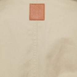 Loewe Beige Cotton & Linen Military Coat L