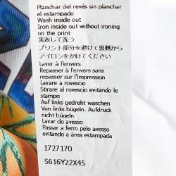 Pre Owned Loewe X Paula's Ibiza White Printed Cotton Crew Neck T-Shirt S