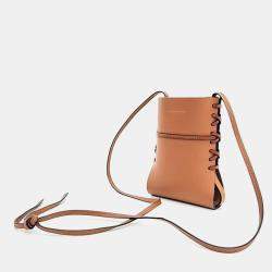 Loewe Burnt Leather Ikebana Mini Crossbody Bag