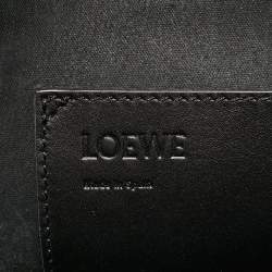 Pre Owned Loewe Black/Brown Leather Balloon Drawstring Bucket Bag