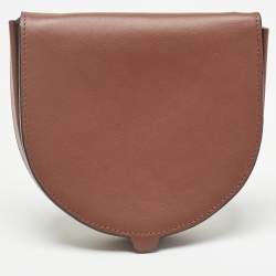 Pre Owned Loewe x Spirited Away Brown Leather Heel Pouch Bag