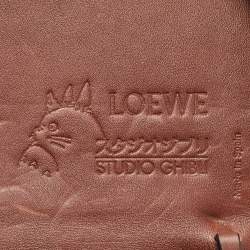 Pre Owned Loewe x Spirited Away Brown Leather Heel Pouch Bag
