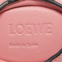Pre Owned Loewe Pink Leather Elephant Coin Purse