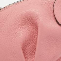 Pre Owned Loewe Pink Leather Elephant Coin Purse