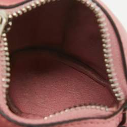 Pre Owned Loewe Pink Leather Elephant Coin Purse