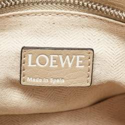 Pre Owned Loewe Beige Leather Medium Puzzle Shoulder Bag