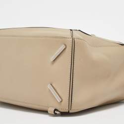 Pre Owned Loewe Beige Leather Medium Puzzle Shoulder Bag