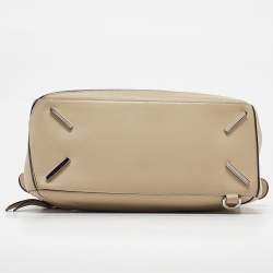 Pre Owned Loewe Beige Leather Medium Puzzle Shoulder Bag