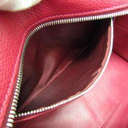 Loewe Pink Red Leather Amazona 28 Satchel