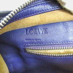 Loewe Purple Leather Amazona 28 Satchel