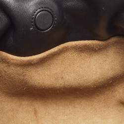 Pre Owned Loewe Black Leather Flamenco Shoulder Bag