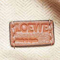 Loewe Brown Leather Mini Puzzle Shoulder Bag