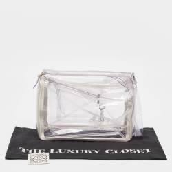 Pre Owned Loewe Clear PVC Medium Puzzle Shoulder Bag