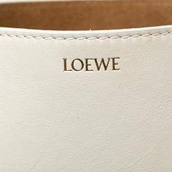 Loewe Bicolor Leather Mini Puzzle Fold Tote Bag