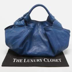 Loewe Blue Leather Aire Hobo