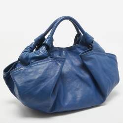 Loewe Blue Leather Aire Hobo
